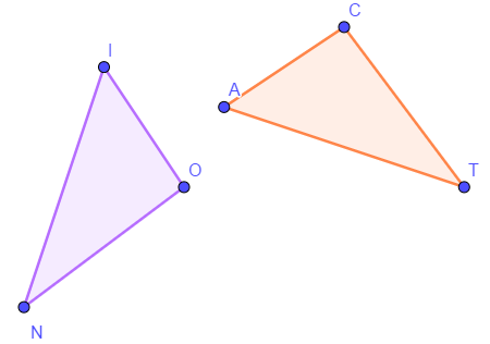 congruent triangles