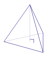 triangluar pyramid altitude